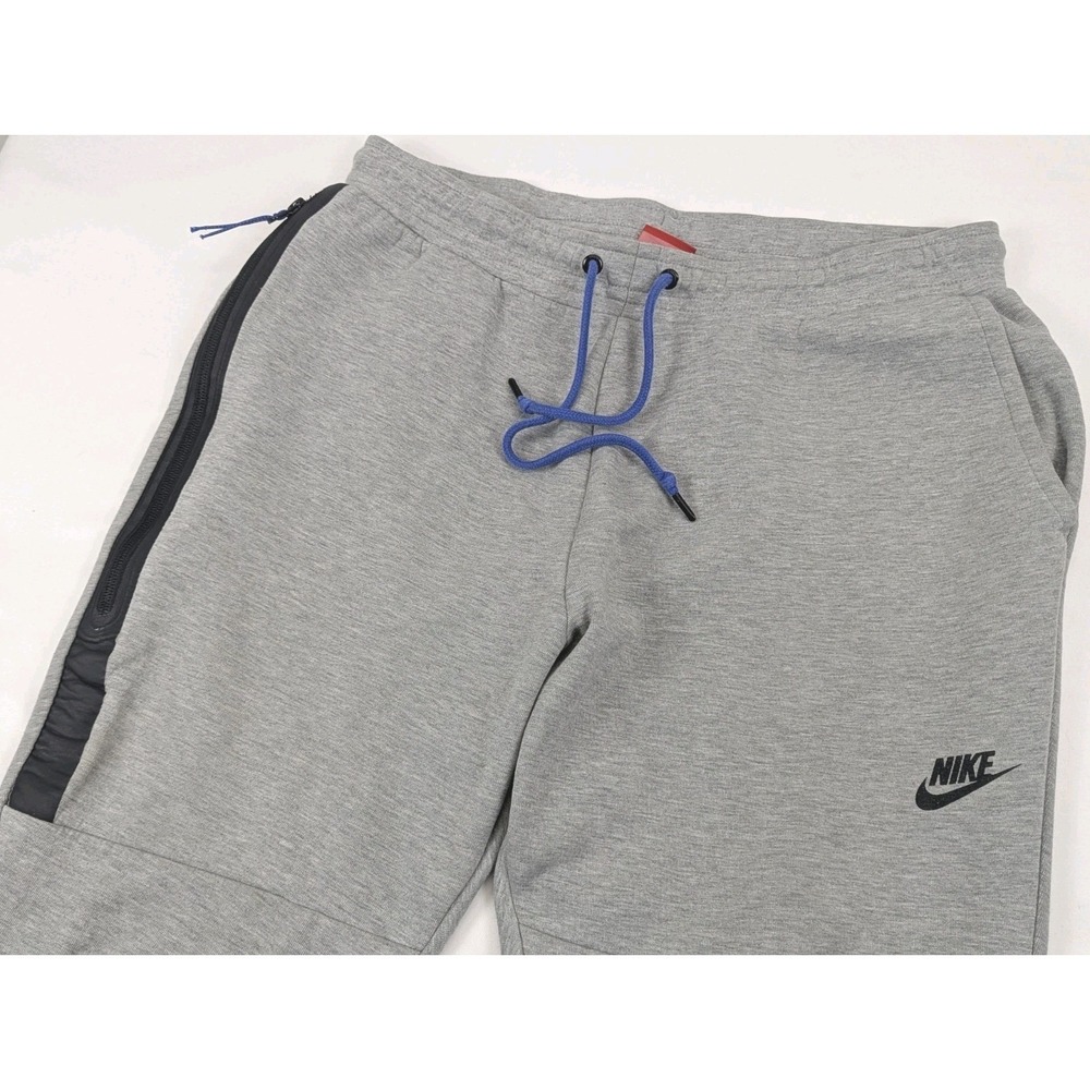 Nike Tech Fleece Joggers Mens Large Gray Tapered Sweatpants Cuffed 32x30